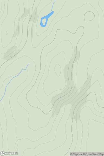 Thumbnail image for Carn nan Gillean [Islay] showing contour plot for surrounding peak